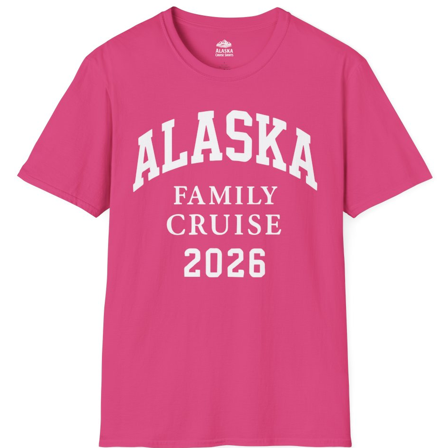Alaska Family Cruise 2026 Matching Vacation Shirt for Groups – Heliconia – Alaska Cruise Shirts