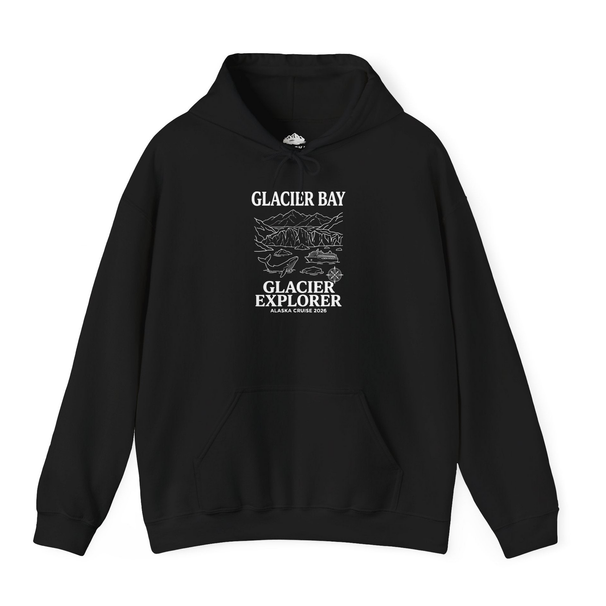 Glacier Bay Alaska Cruise 2026 Glacier Explorer Souvenir Shirt — Hoodie Hoodie – Alaska Cruise Shirts