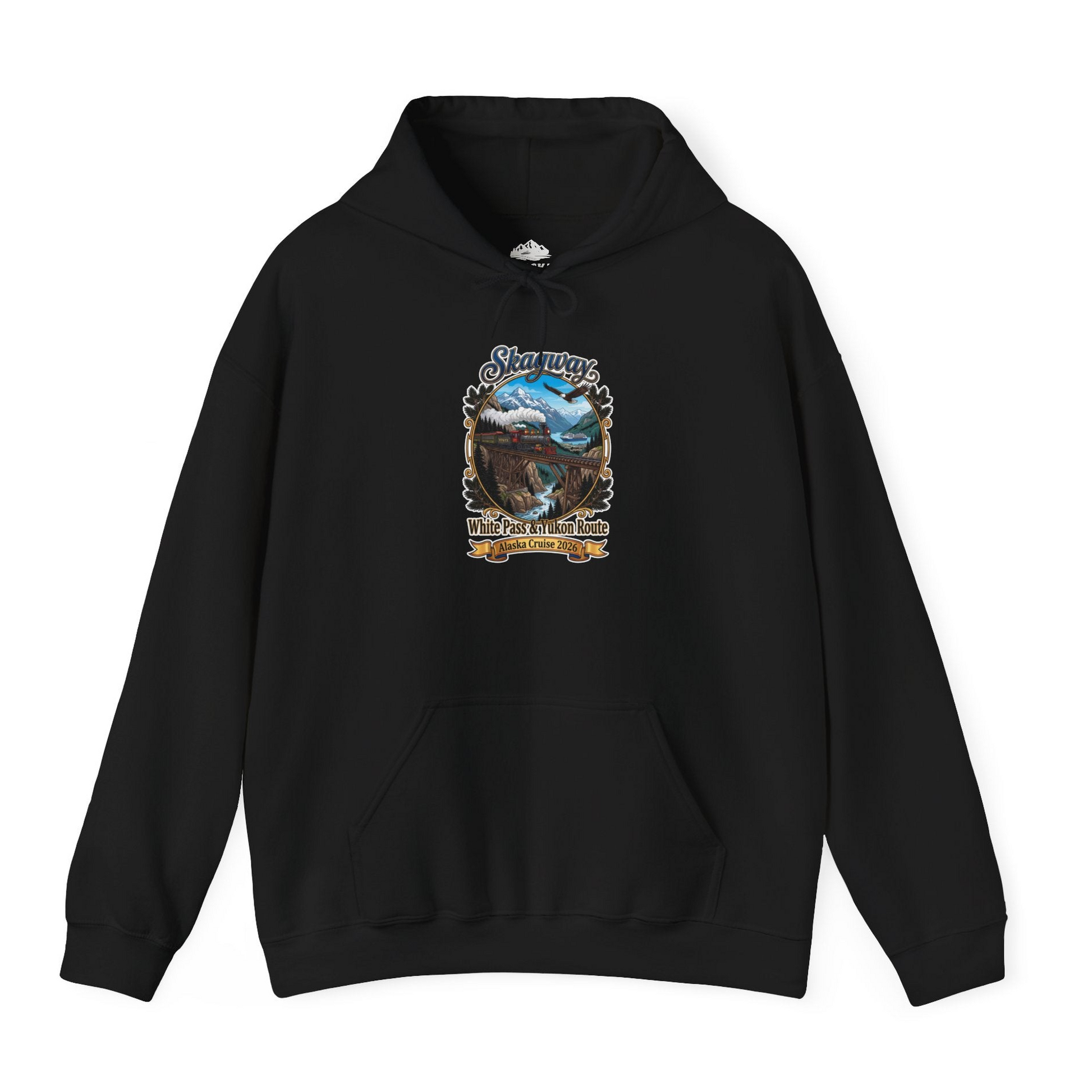 Skagway Alaska Cruise Shirt White Pass Yukon Route 2026 Souvenir — Hoodie Hoodie – Alaska Cruise Shirts