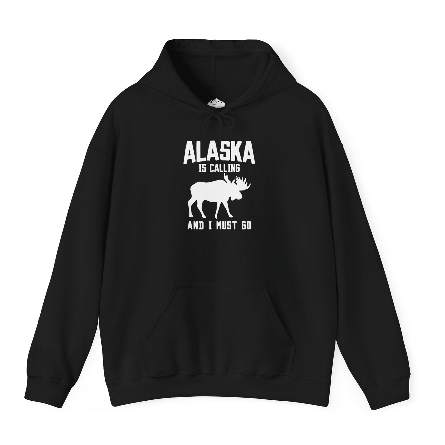 Alaska Is Calling Moose Silhouette Shirt Hoodie – Alaska Cruise Shirts