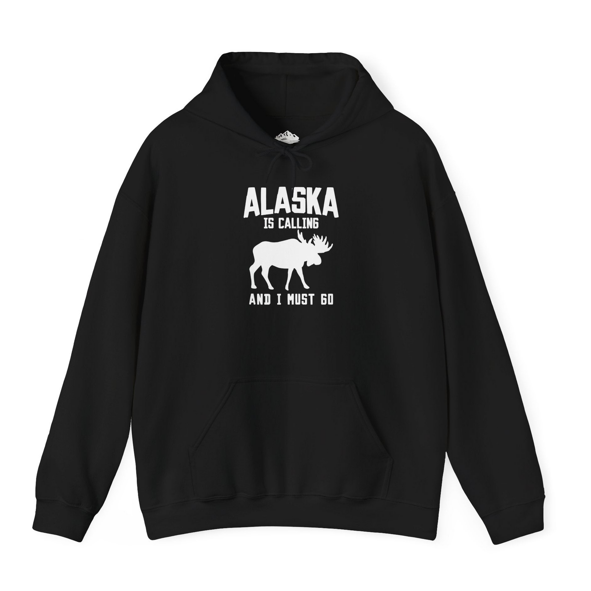 Alaska Is Calling Moose Silhouette Shirt Hoodie – Alaska Cruise Shirts