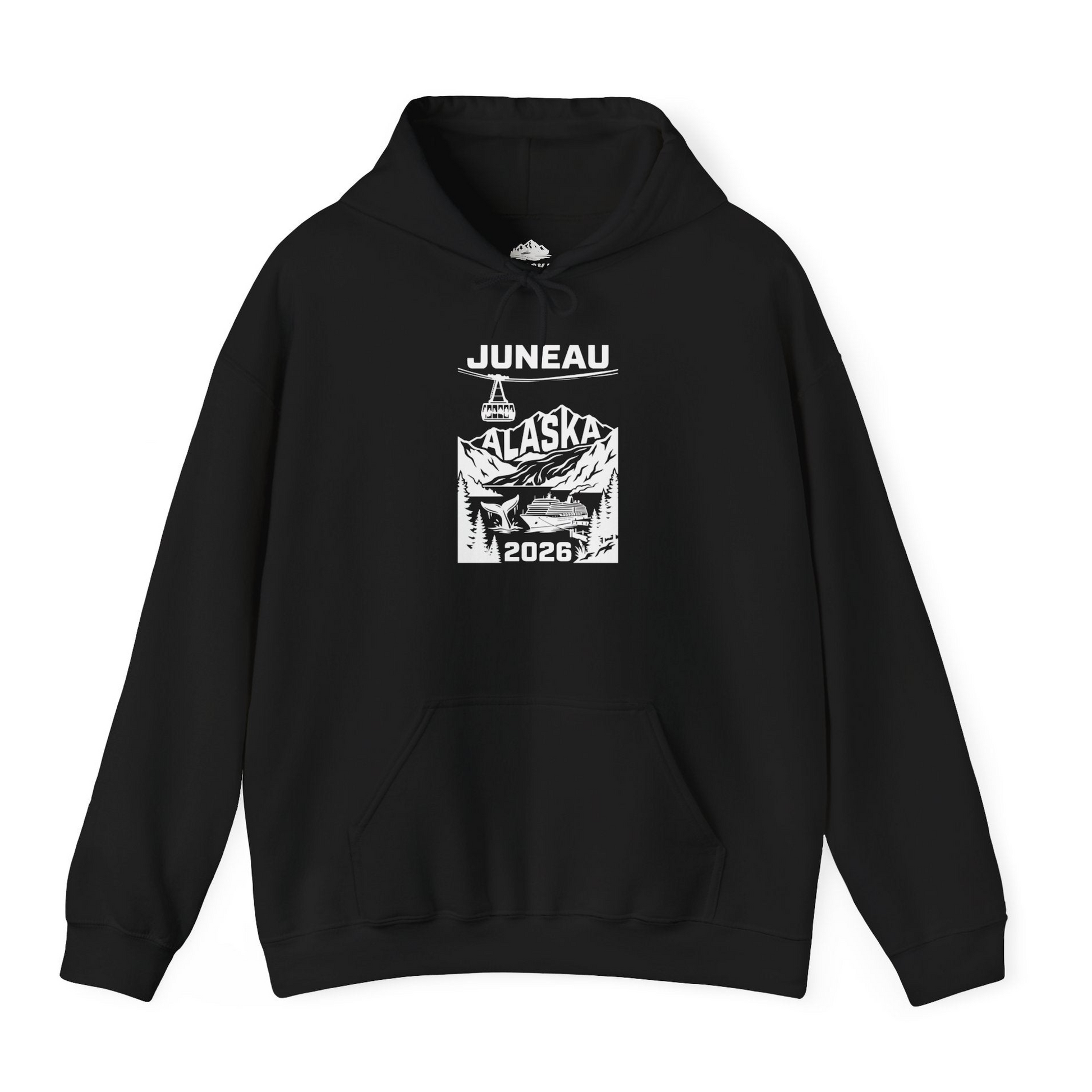 Juneau Alaska Cruise 2026 Scenic Whale and Cable Car Shirt — Hoodie Hoodie – Alaska Cruise Shirts