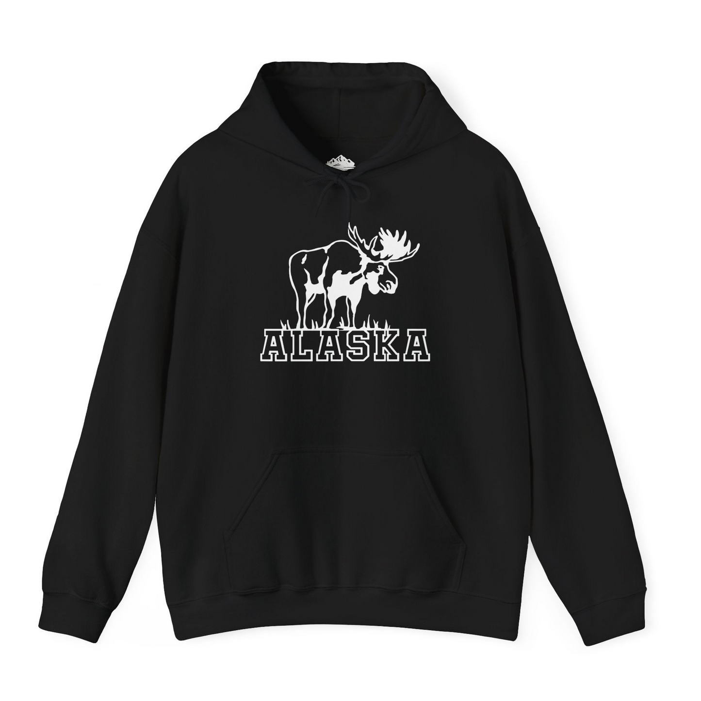 Alaska Moose Silhouette Shirt Hoodie – Alaska Cruise Shirts