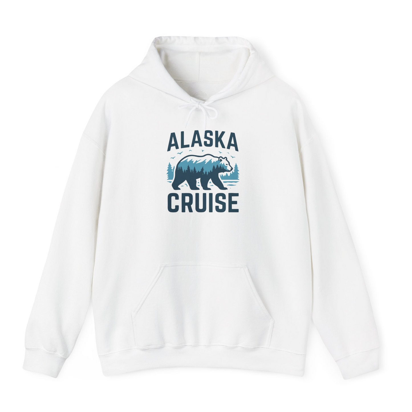 Alaska Cruise Shirt Bear Silhouette Forest Wildlife Nature Tee — Hoodie Hoodie – Alaska Cruise Shirts