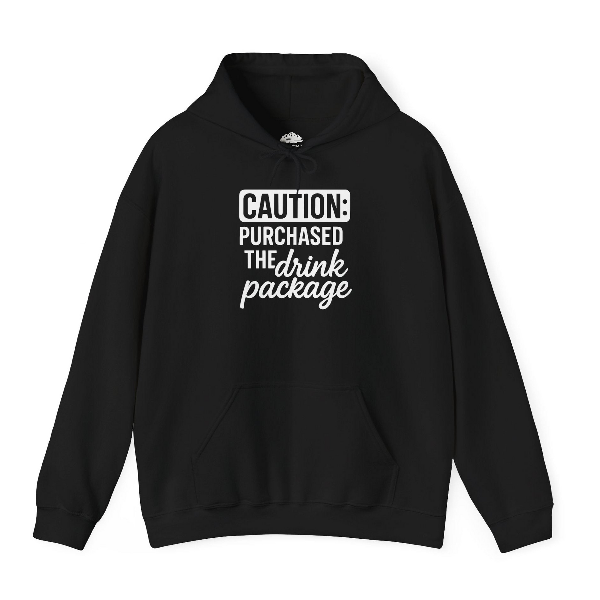 Caution Purchased Drink Package Funny Cruise Vacation T-Shirt — Hoodie Hoodie – Alaska Cruise Shirts
