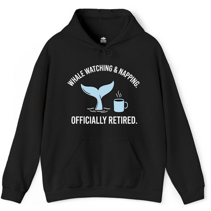 Retired Whale Watching and Napping Shirt Hoodie – Alaska Cruise Shirts