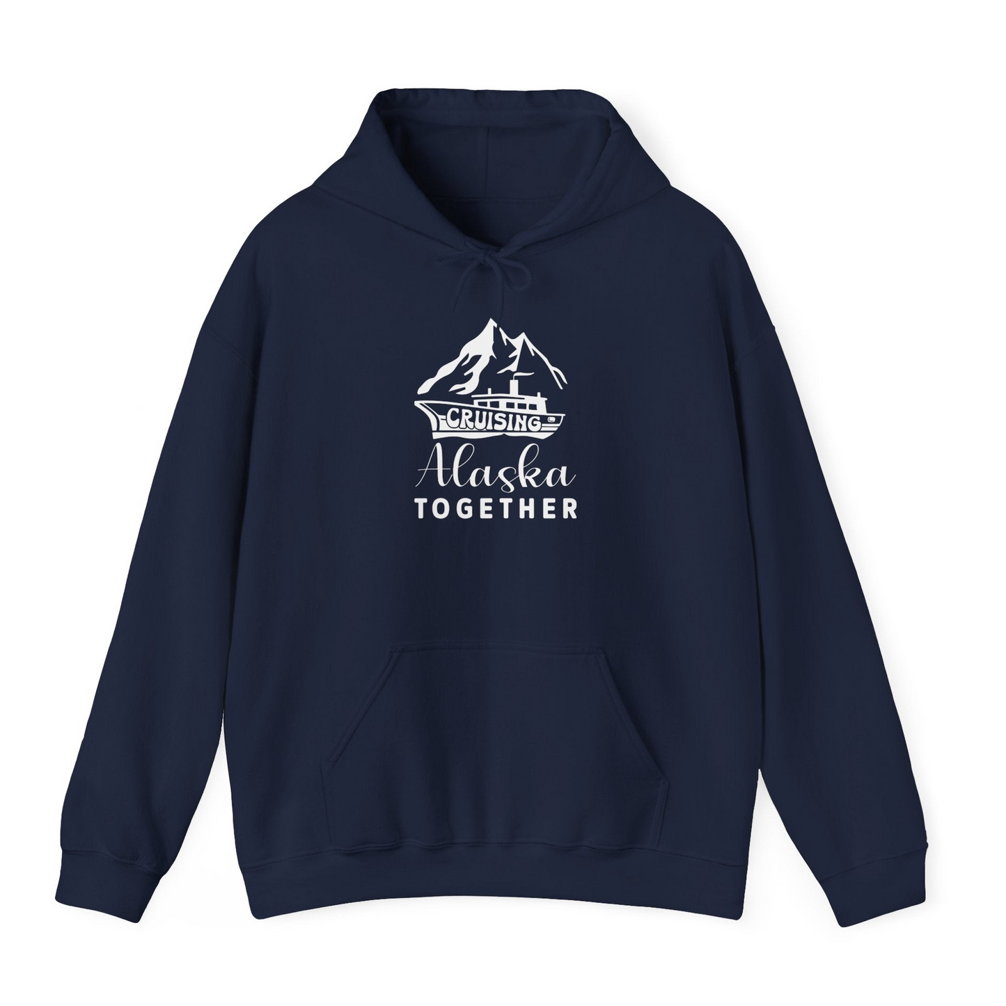 Cruising Alaska Together Mountains and Ship Family Cruise Shirt — Hoodie Hoodie – Alaska Cruise Shirts