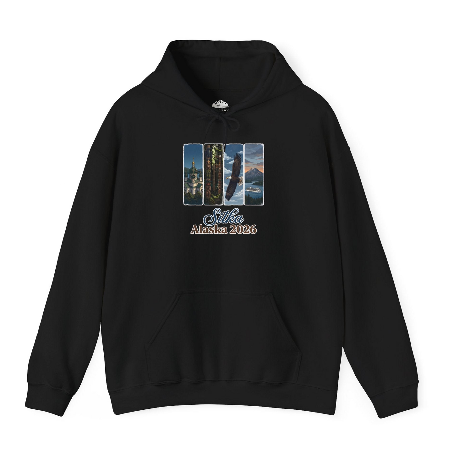 Sitka Alaska 2026 Cruise and Wildlife Souvenir Graphic Shirt — Hoodie Hoodie – Alaska Cruise Shirts