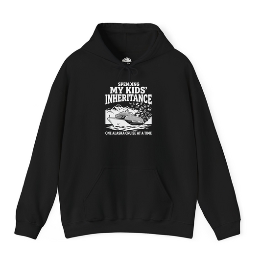 Spending My Kids Inheritance Funny Alaska Cruise Shirt — Hoodie Hoodie – Alaska Cruise Shirts