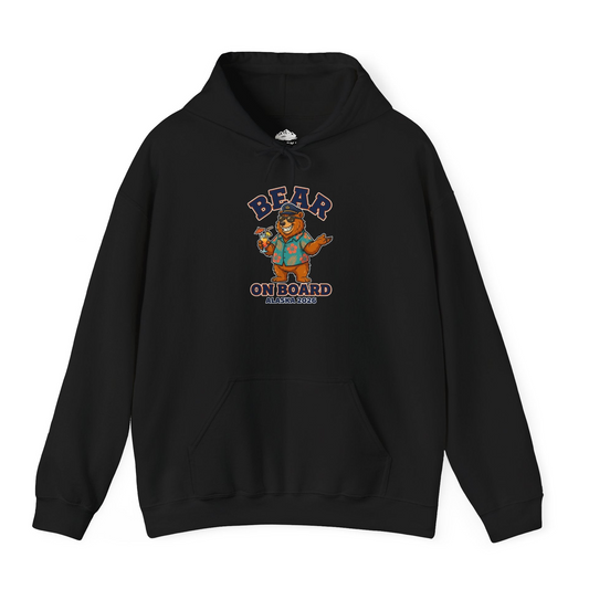 Bear On Board Alaska 2026 Funny Tropical Cruise T-Shirt — Hoodie Hoodie – Alaska Cruise Shirts