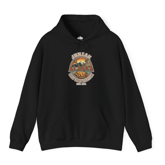 Juneau Alaska Gold Rush Heritage Vintage Travel T-Shirt — Hoodie Hoodie – Alaska Cruise Shirts
