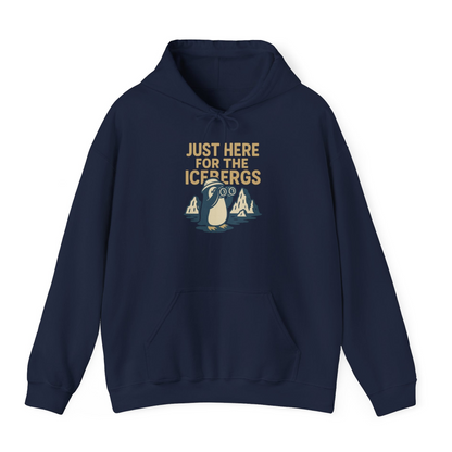 Just Here For The Icebergs Penguin Shirt Hoodie – Alaska Cruise Shirts