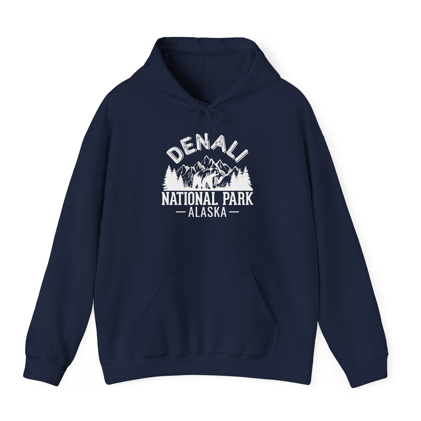 Denali National Park Bear Mountains Vintage Alaska Nature Shirt — Hoodie Hoodie – Alaska Cruise Shirts