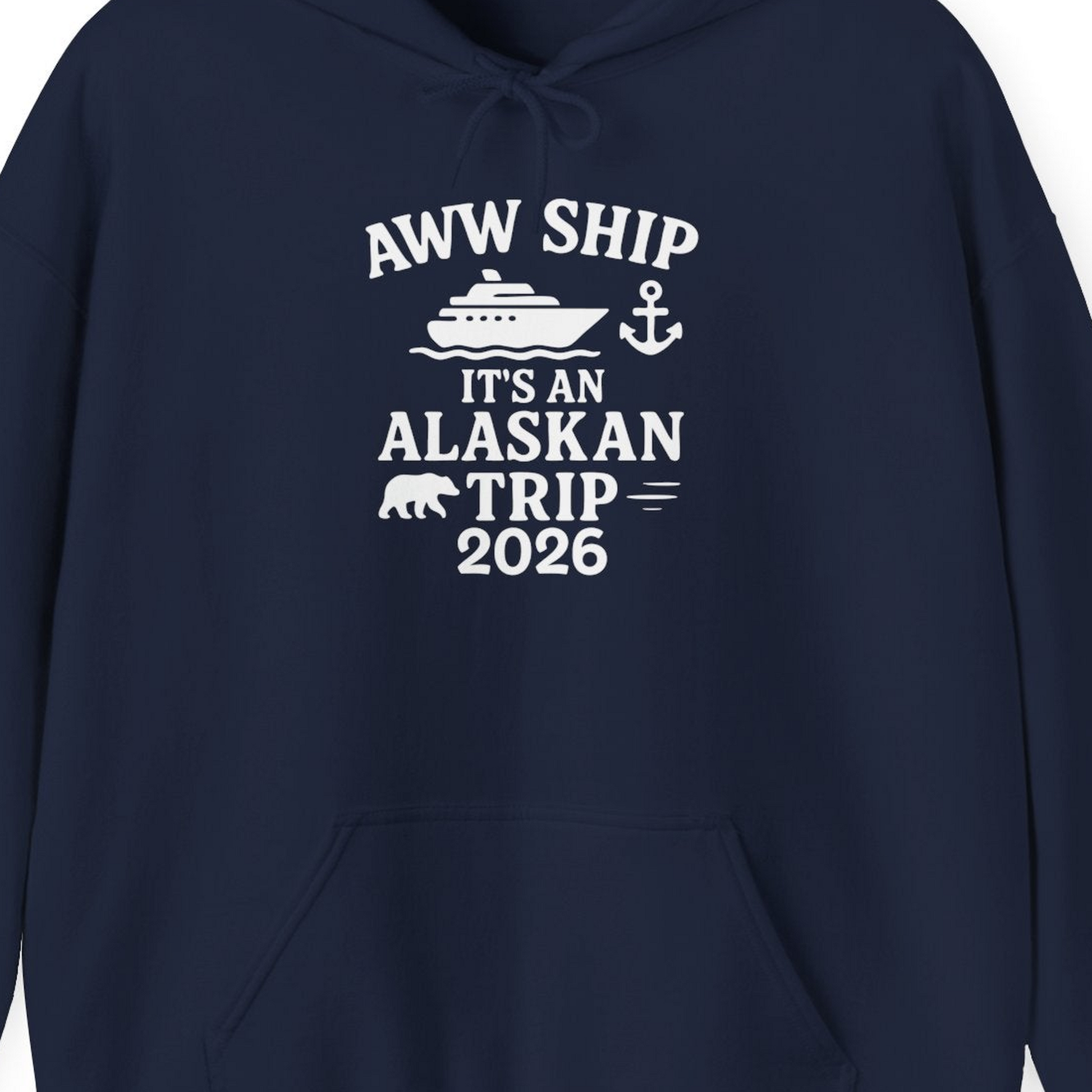 Alaska Cruise Shirt Hoodie – Alaska Cruise Shirts Close Up