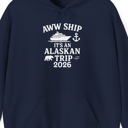 Alaska Cruise Shirt Hoodie – Alaska Cruise Shirts Close Up