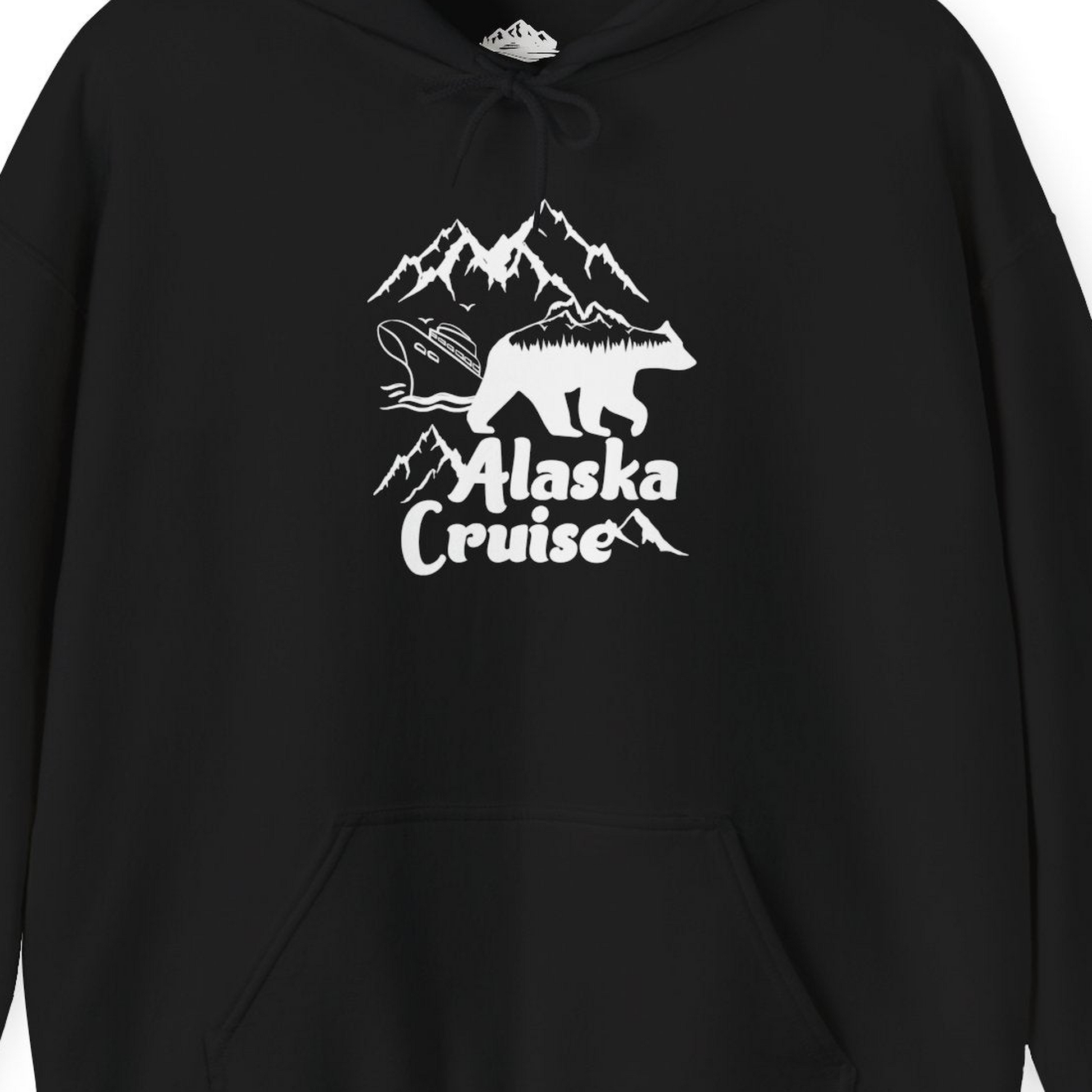 Alaska Cruise Shirt Hoodie – Alaska Cruise Shirts Close Up