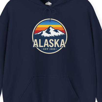 Alaska Vintage Shirt Hoodie – Alaska Cruise Shirts Close Up