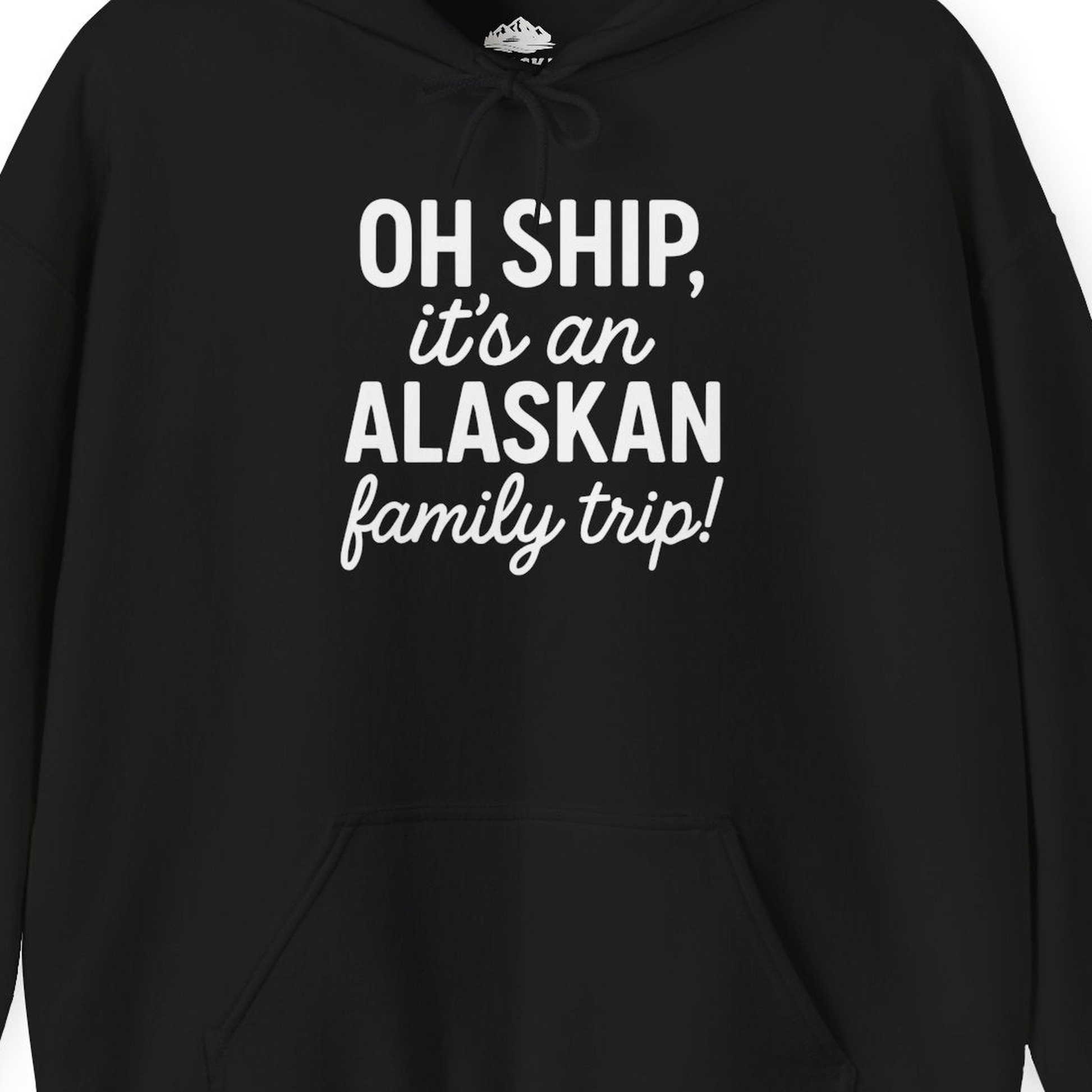 Funny Alaska Family Cruise Trip Statement Vacation Shirt — Hoodie Hoodie – Alaska Cruise Shirts Close Up