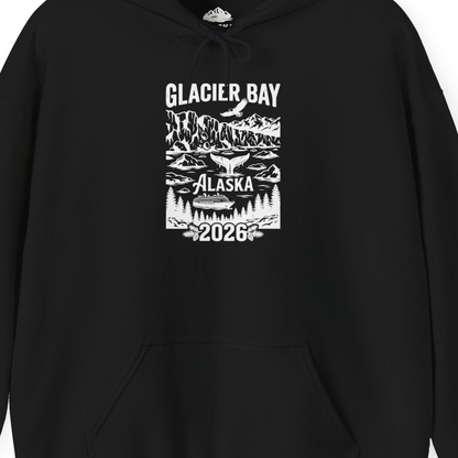 Glacier Bay Alaska 2026 Cruise Adventure Nature Scene Shirt — Hoodie Hoodie – Alaska Cruise Shirts Close Up