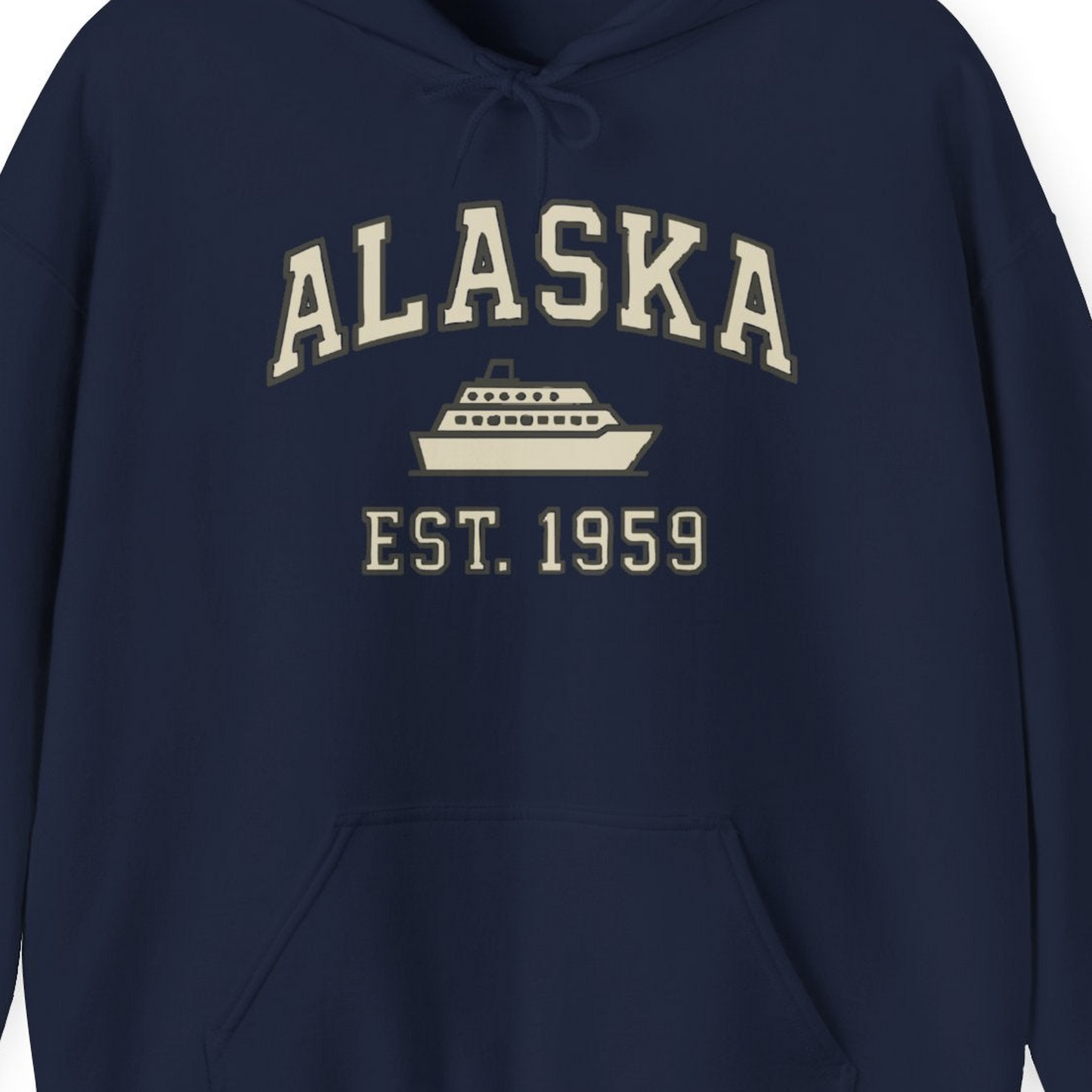 Alaska Cruise Shirt Hoodie – Alaska Cruise Shirts Close Up
