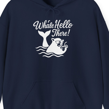 Whale Hello There Shirt Hoodie – Alaska Cruise Shirts Close Up