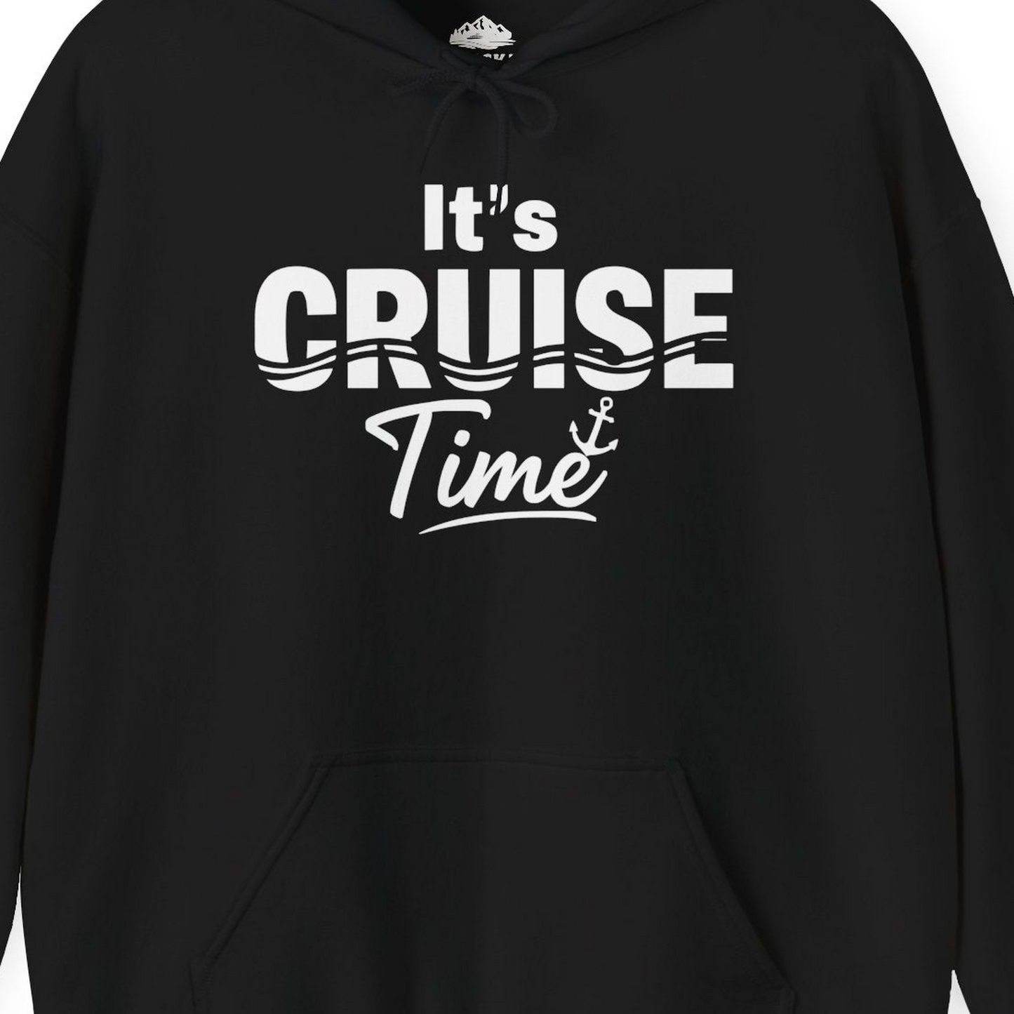 It’s Cruise Time Nautical Vacation Shirt for Cruise Travelers — Hoodie Hoodie – Alaska Cruise Shirts Close Up