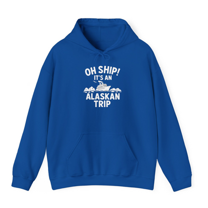 Oh Ship Alaskan Cruise Shirt Hoodie – Royal – Alaska Cruise Shirts