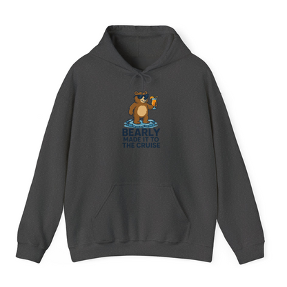 Bear Cruise Shirt Hoodie – Dark Heather – Alaska Cruise Shirts