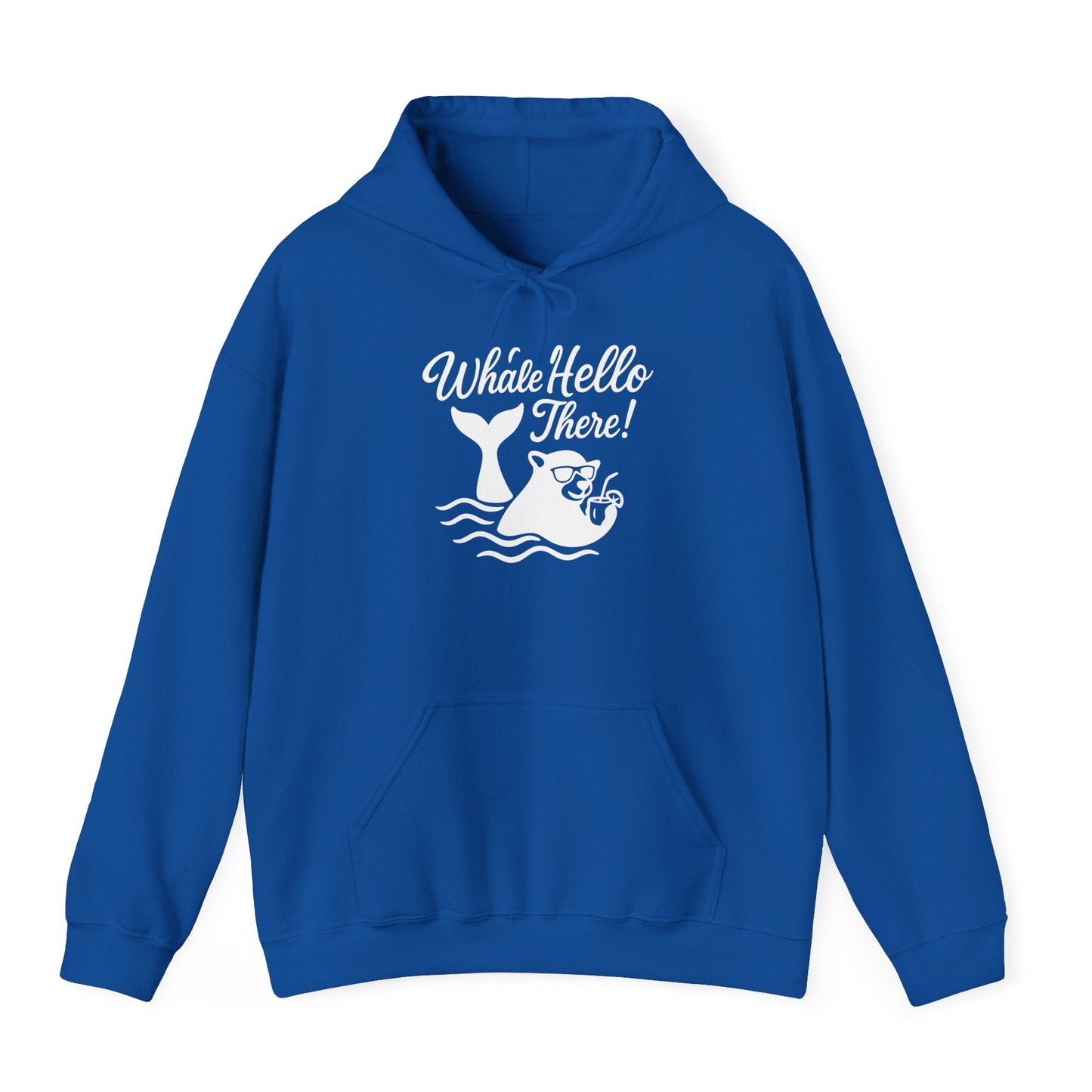 Whale Hello There Shirt Hoodie – Royal – Alaska Cruise Shirts