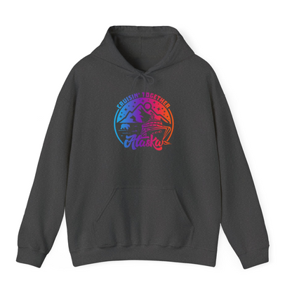 Alaska Cruise Shirt Hoodie – Dark Heather – Alaska Cruise Shirts