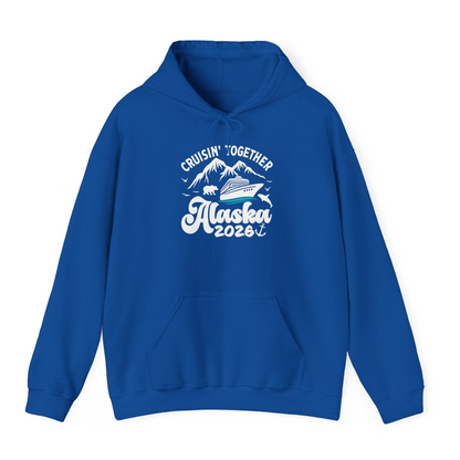 Alaska Cruise Adventure Shirt Hoodie – Royal – Alaska Cruise Shirts