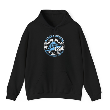 Alaska Cruise 2026 Shirt Hoodie – Black – Alaska Cruise Shirts