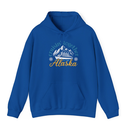 Alaska Cruise Adventure Shirt Hoodie – Royal – Alaska Cruise Shirts