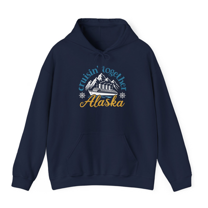 Alaska Cruise Adventure Shirt Hoodie – Navy – Alaska Cruise Shirts
