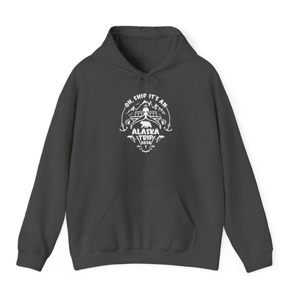 Oh Ship It’s an Alaska Trip 2026 Cruise and Wildlife Shirt — Hoodie Hoodie – Dark Heather – Alaska Cruise Shirts