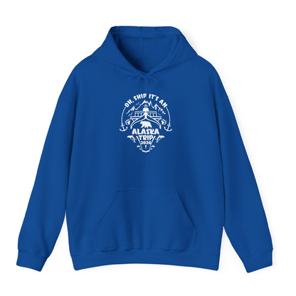 Oh Ship It’s an Alaska Trip 2026 Cruise and Wildlife Shirt — Hoodie Hoodie – Royal – Alaska Cruise Shirts
