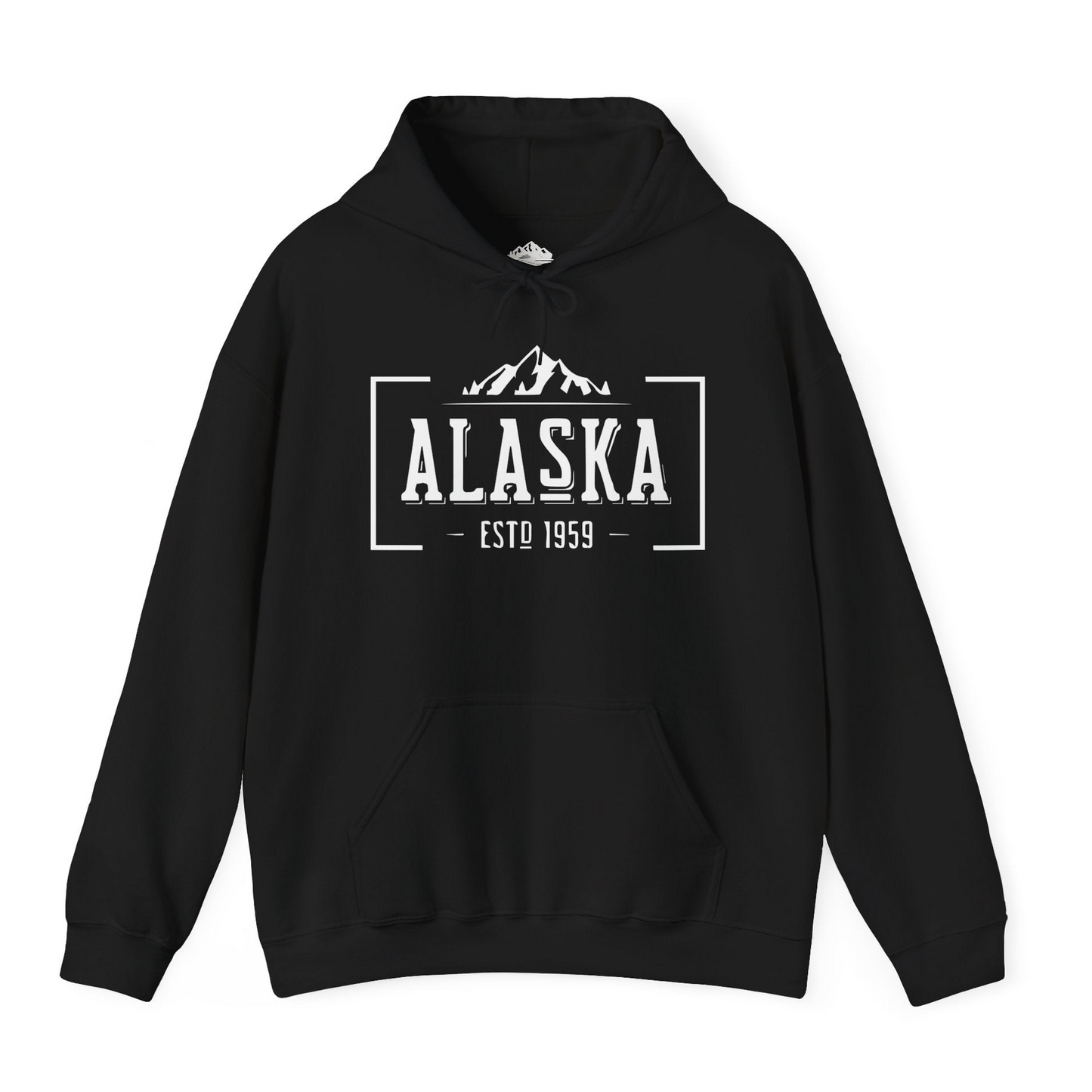 Vintage Alaska Estd 1959 Shirt Hoodie – Black – Alaska Cruise Shirts