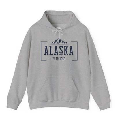 Vintage Alaska Estd 1959 Shirt Hoodie – Sport Grey – Alaska Cruise Shirts