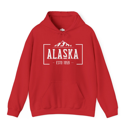 Vintage Alaska Estd 1959 Shirt Hoodie – Red – Alaska Cruise Shirts