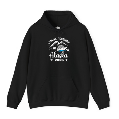Alaska Cruise Adventure 2026 Shirt Hoodie – Black – Alaska Cruise Shirts
