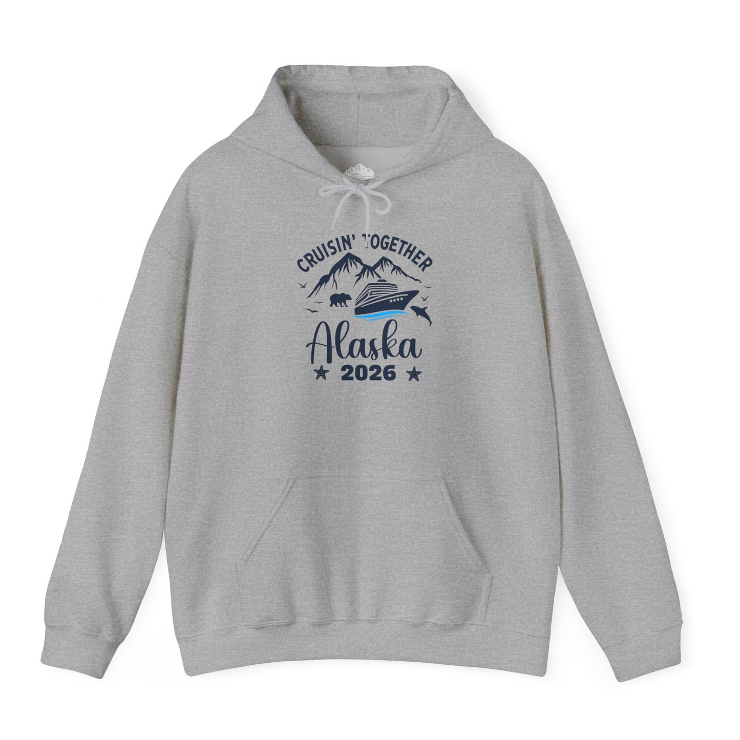 Alaska Cruise Adventure 2026 Shirt Hoodie – Sport Grey – Alaska Cruise Shirts