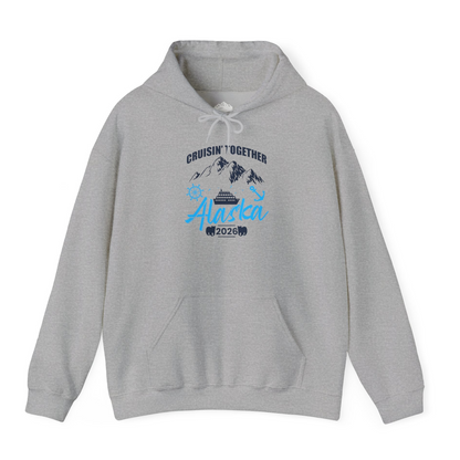 Alaska Cruise Group Adventure Shirt Hoodie – Sport Grey – Alaska Cruise Shirts