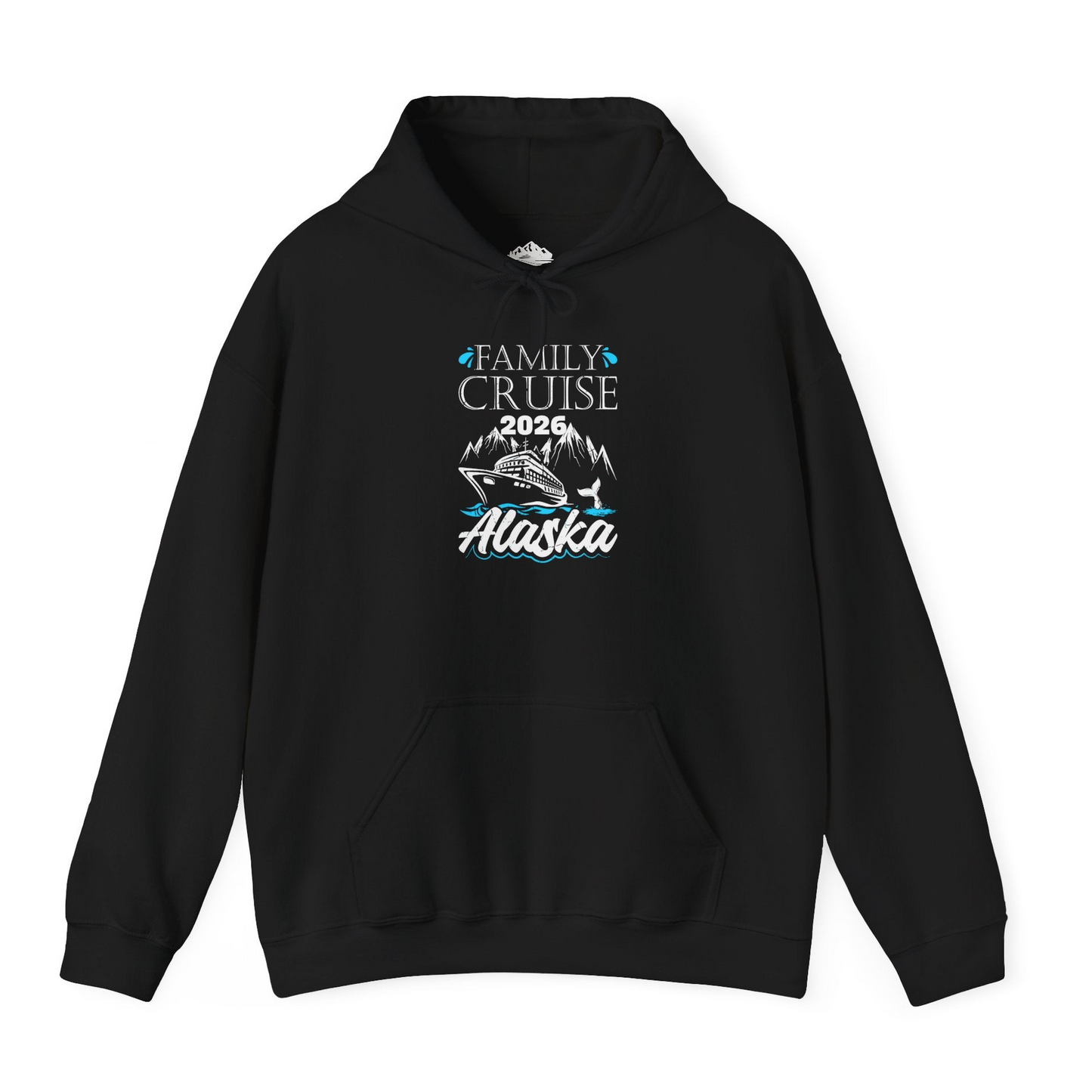 Alaska Family Cruise Shirt Hoodie – Black – Alaska Cruise Shirts