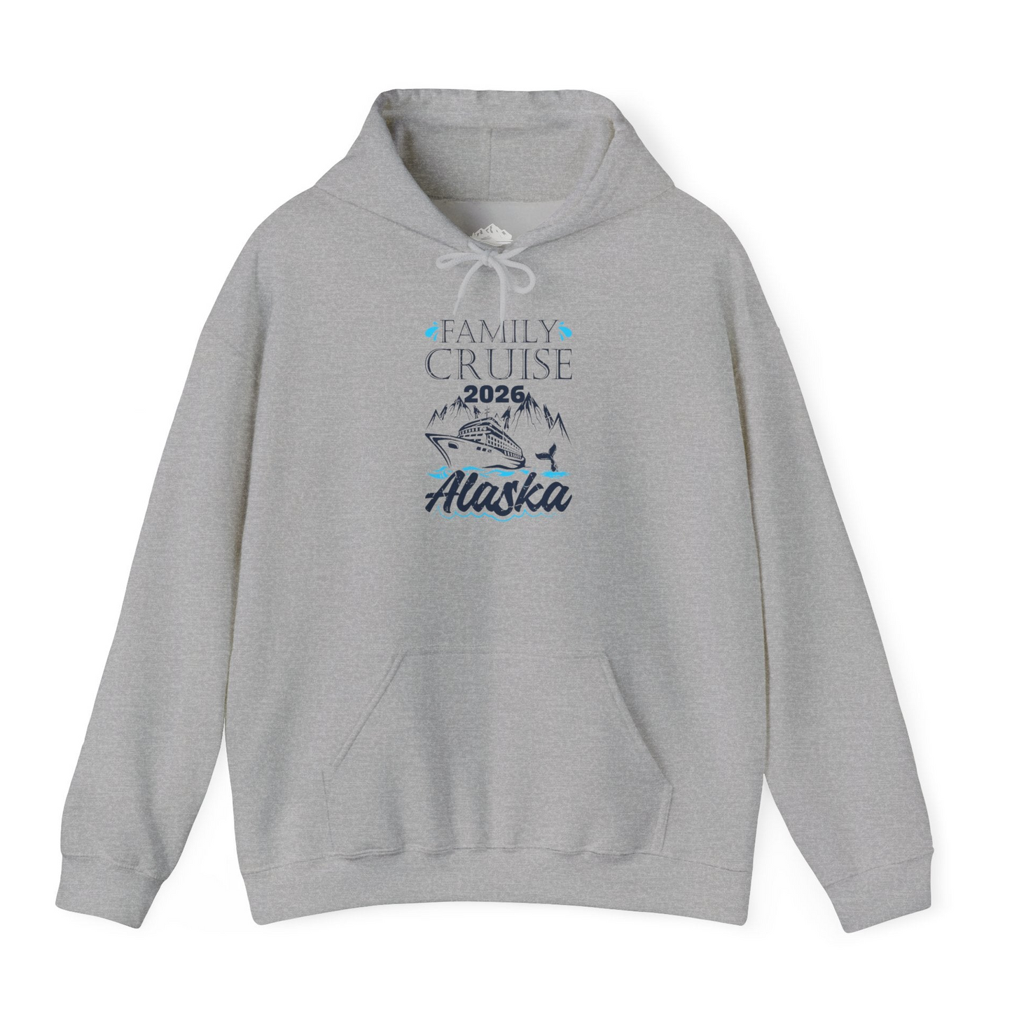 Alaska Family Cruise Shirt Hoodie – Sport Grey – Alaska Cruise Shirts