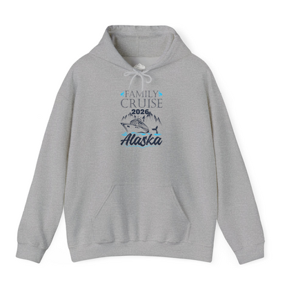 Alaska Family Cruise Shirt Hoodie – Sport Grey – Alaska Cruise Shirts