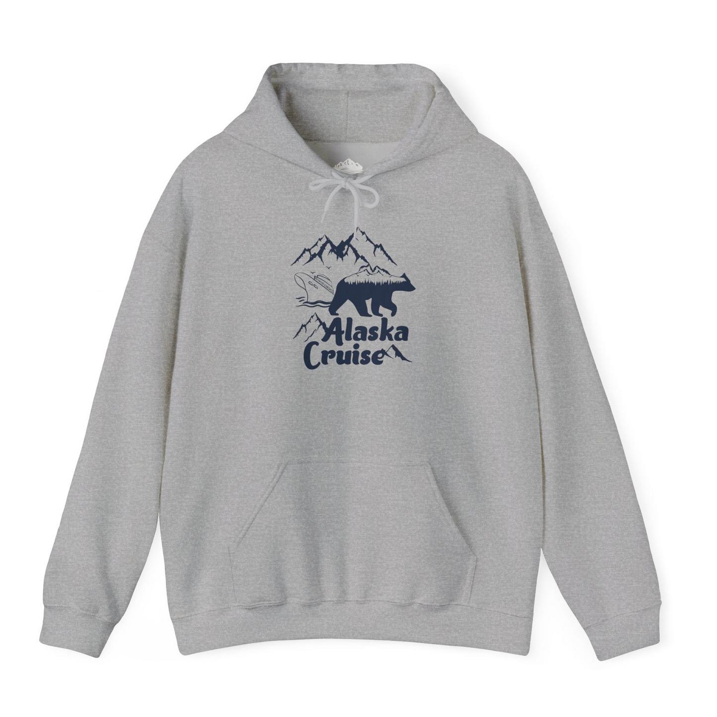 Alaska Cruise Shirt Hoodie – Sport Grey – Alaska Cruise Shirts