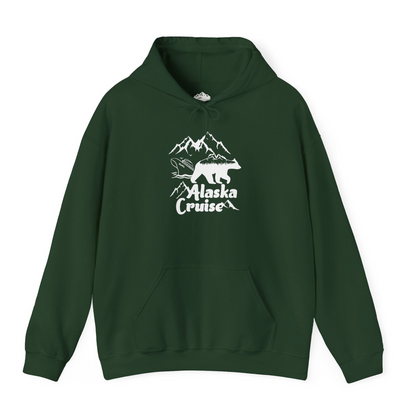 Alaska Cruise Shirt Hoodie – Forest Green – Alaska Cruise Shirts