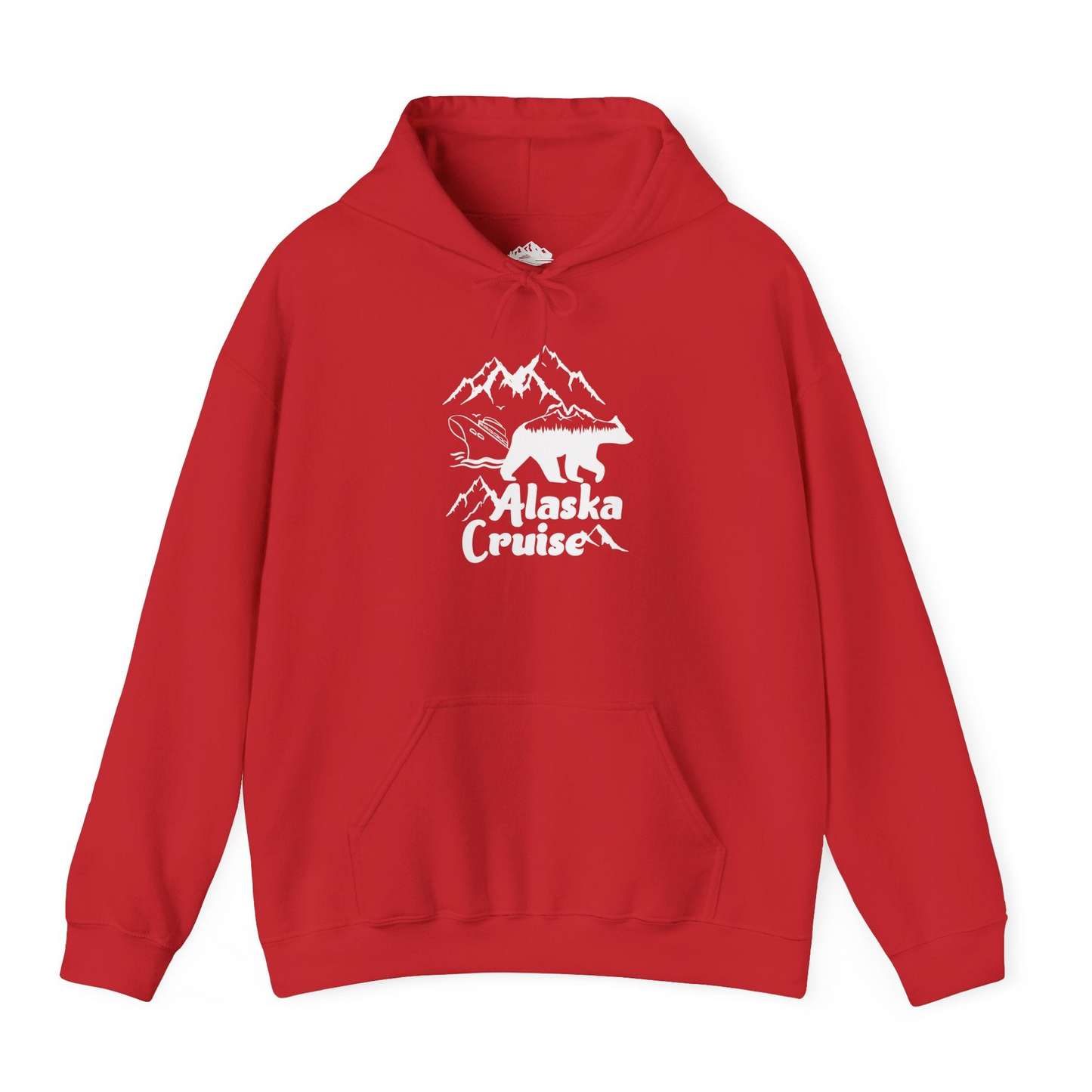 Alaska Cruise Shirt Hoodie – Red – Alaska Cruise Shirts