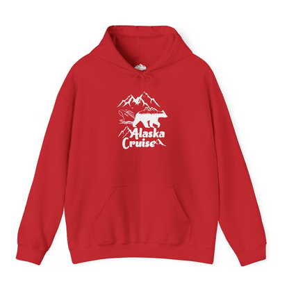 Alaska Cruise Shirt Hoodie – Red – Alaska Cruise Shirts