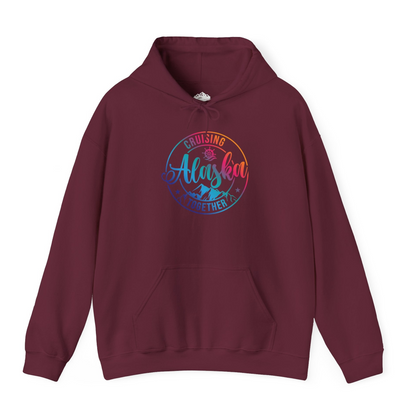 Cruising Alaska Together Shirt Hoodie – Maroon – Alaska Cruise Shirts